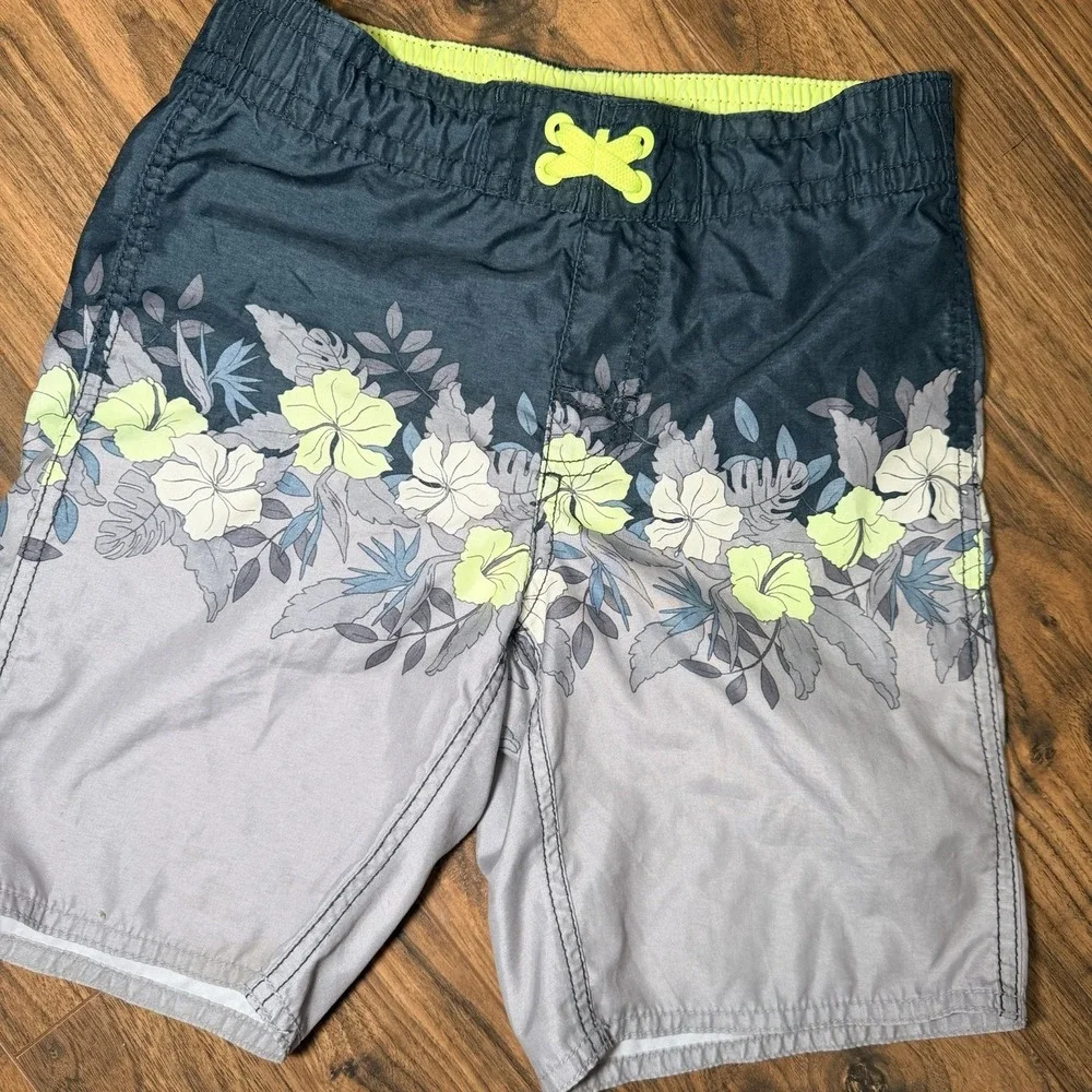 Boys Swim Trunks Lot Size 8 Old Navy Hawaiian Lemons